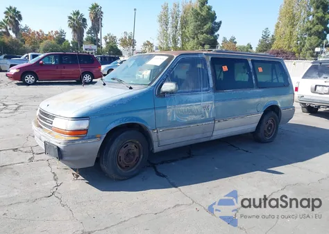 1992 Plymouth Grand Voyager Le from USA, damaged, VIN 1P4GH54R4NX252888
